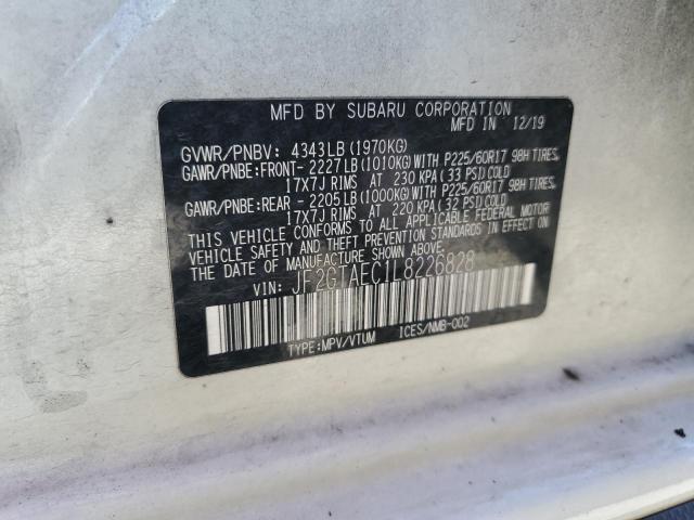 2020 SUBARU CROSSTREK PREMIUM JF2GTAEC1L8226828