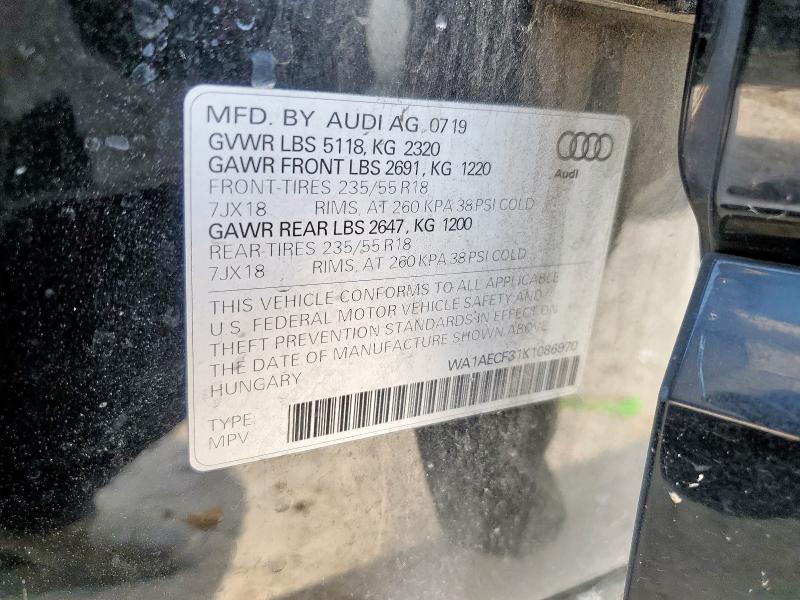 2019 AUDI Q3 PREMIUM WA1AECF31K1086970