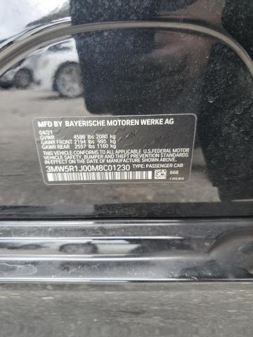 2021 BMW 330I 3MW5R1J00M8C01230