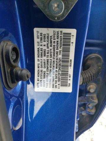 2017 HONDA CIVIC EX 19XFC2F73HE067521