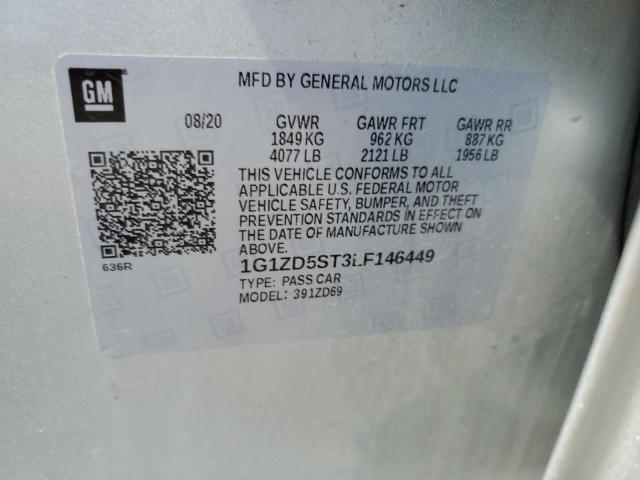 2020 CHEVROLET MALIBU LT - 1G1ZD5ST3LF146449
