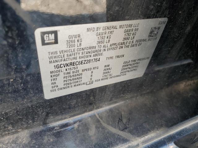 2014 CHEVROLET SILVERADO - 1GCVKREC6EZ281764