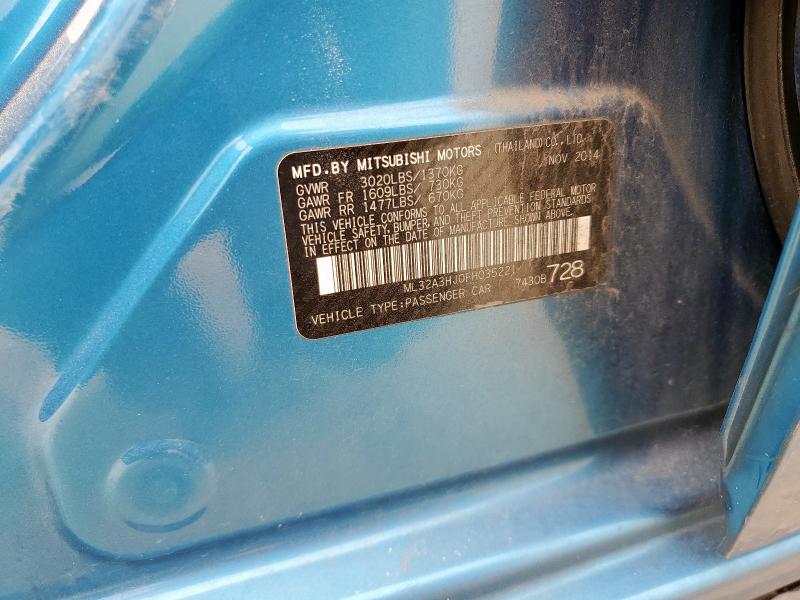 2015 MITSUBISHI MIRAGE DE ML32A3HJ0FH035221