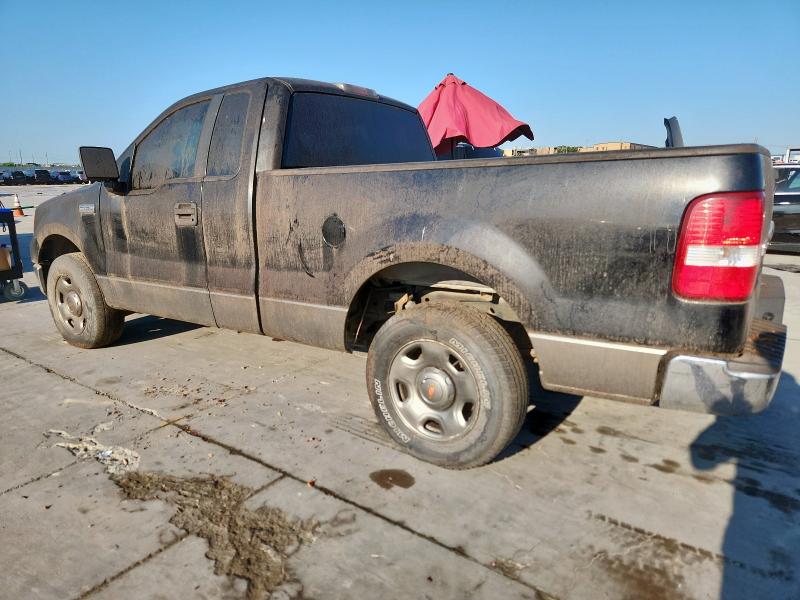FORD F150 2008 black pickup gas 1FTRF12248KD54078 photo #3