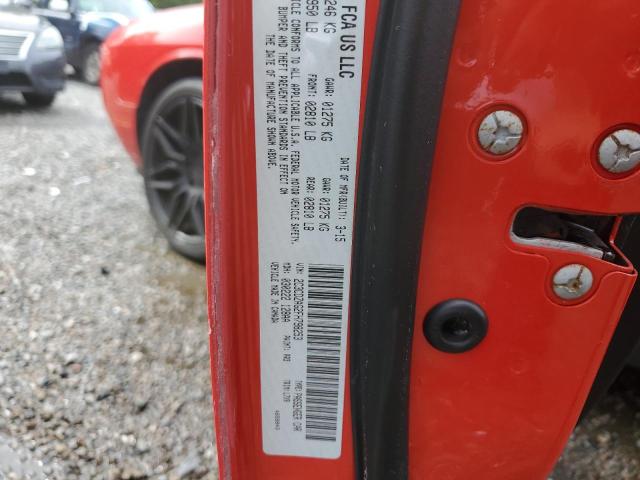 2015 DODGE CHALLENGER 2C3CDZAG2FH798253
