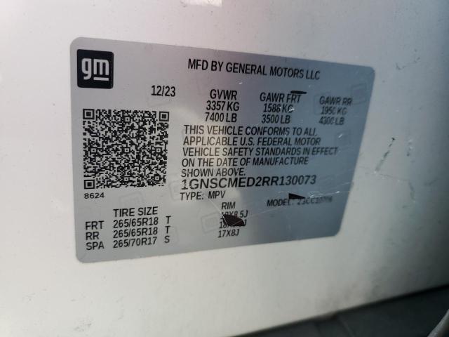 2024 CHEVROLET TAHOE C150 1GNSCMED2RR130073
