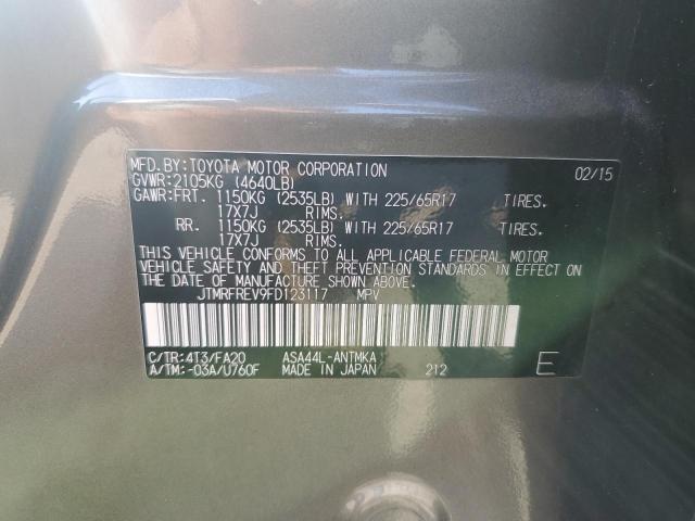 2015 TOYOTA RAV4 XLE - JTMRFREV9FD123117