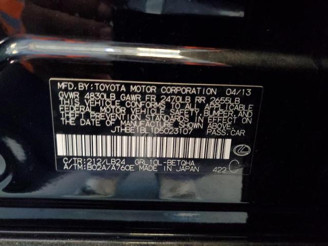 2013 LEXUS GS 350 - JTHBE1BL1D5023107