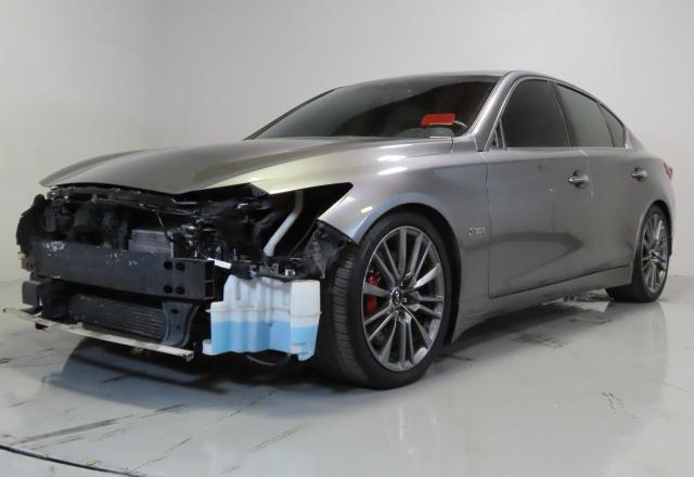 INFINITI Q50 RED SP 2018 gray  gas JN1FV7AR7JM481671 photo #3