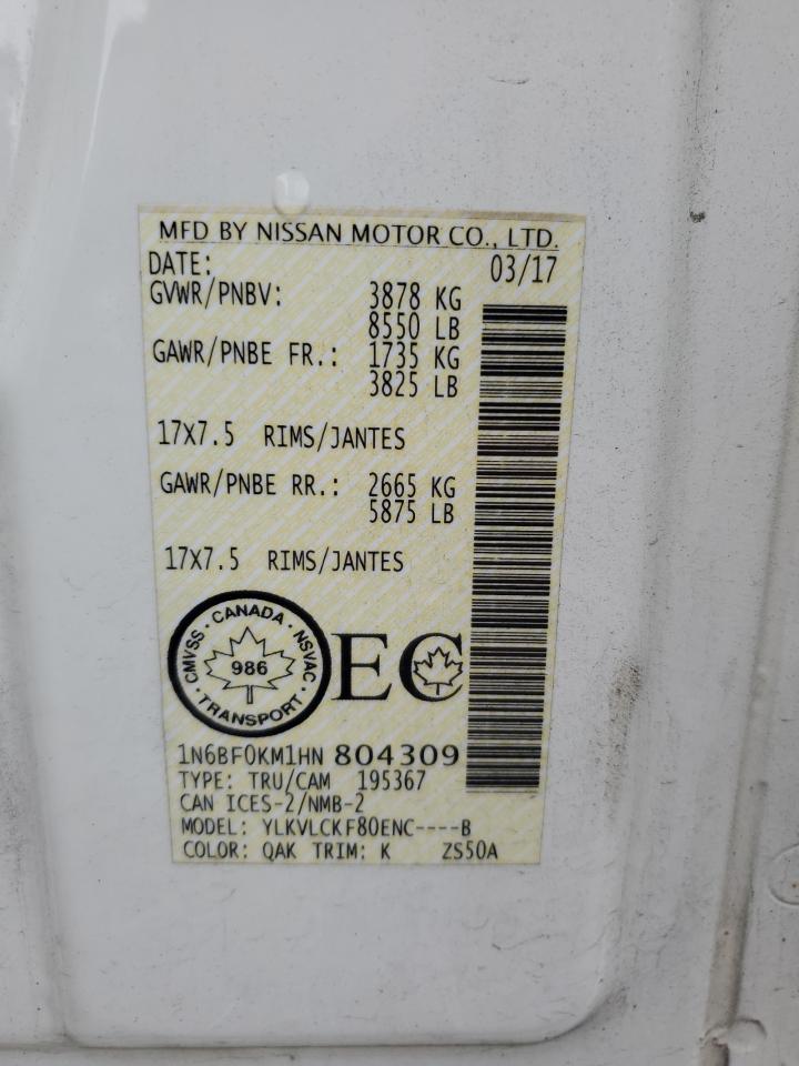 NISSAN NV1500 1500 S