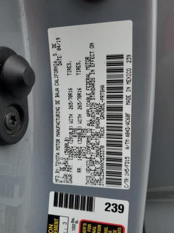 2019 TOYOTA TACOMA DOUBLE CAB 3TMCZ5ANXKM253370