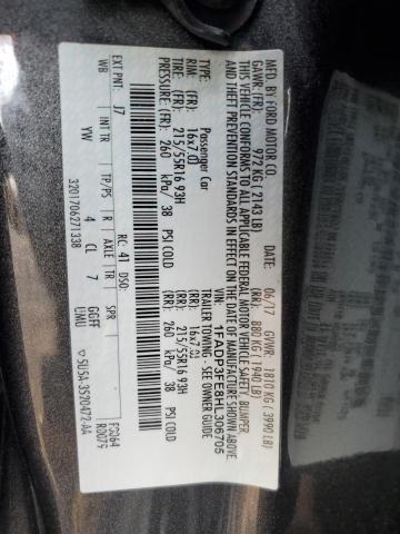 2017 FORD FOCUS SE - 1FADP3FE8HL306705