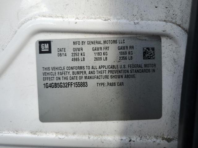 2015 BUICK LACROSSE 1G4GB5G32FF155883