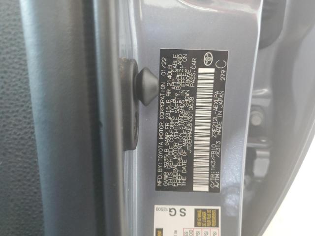 2022 TOYOTA COROLLA LE JTDEPMAE8N3010638