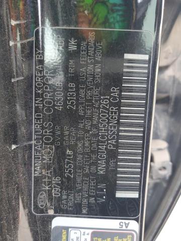 2017 KIA OPTIMA HYB KNAGU4LC1H5007261