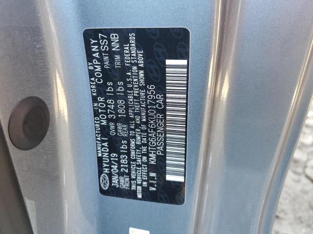 2019 HYUNDAI VELOSTER B KMHTG6AF6KU017956