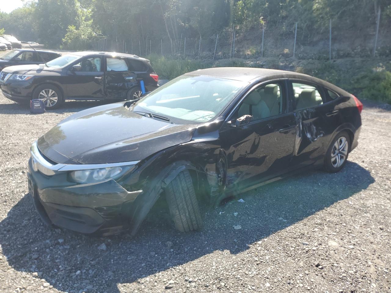 Lot #3317703115 2017 HONDA CIVIC LX