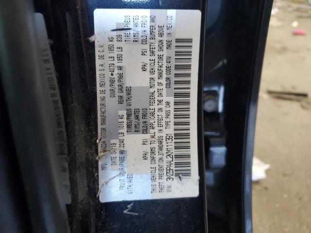 2019 MAZDA MAZDA 3 3MZBPAAL2KM111391