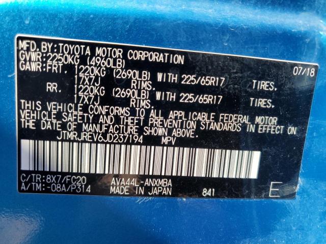 2018 TOYOTA RAV4 HV LE JTMRJREV6JD237194