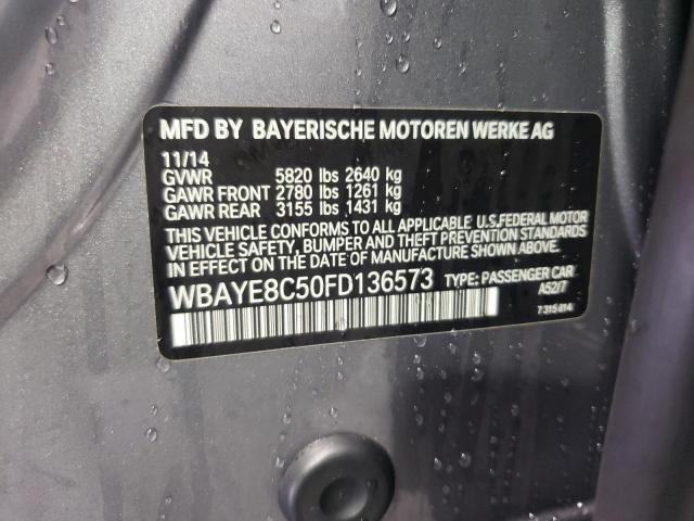 2015 BMW 750 LI WBAYE8C50FD136573