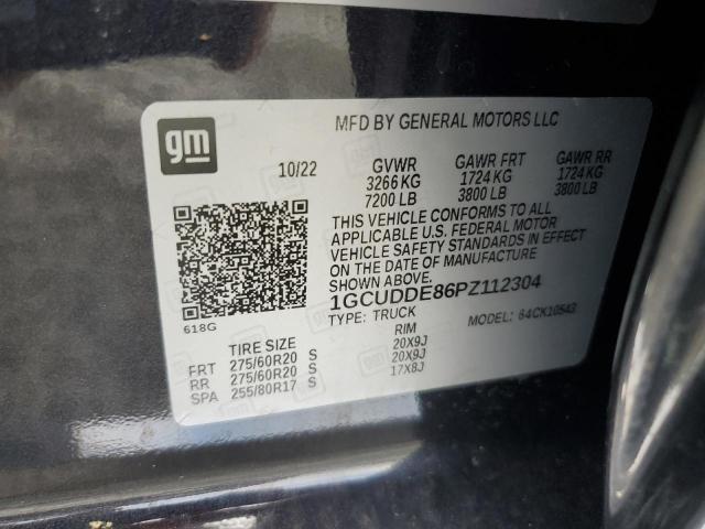2023 CHEVROLET SILVERADO 1GCUDDE86PZ112304