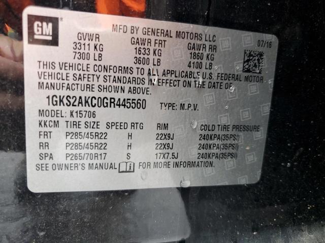 2016 GMC YUKON SLE 1GKS2AKC0GR445560