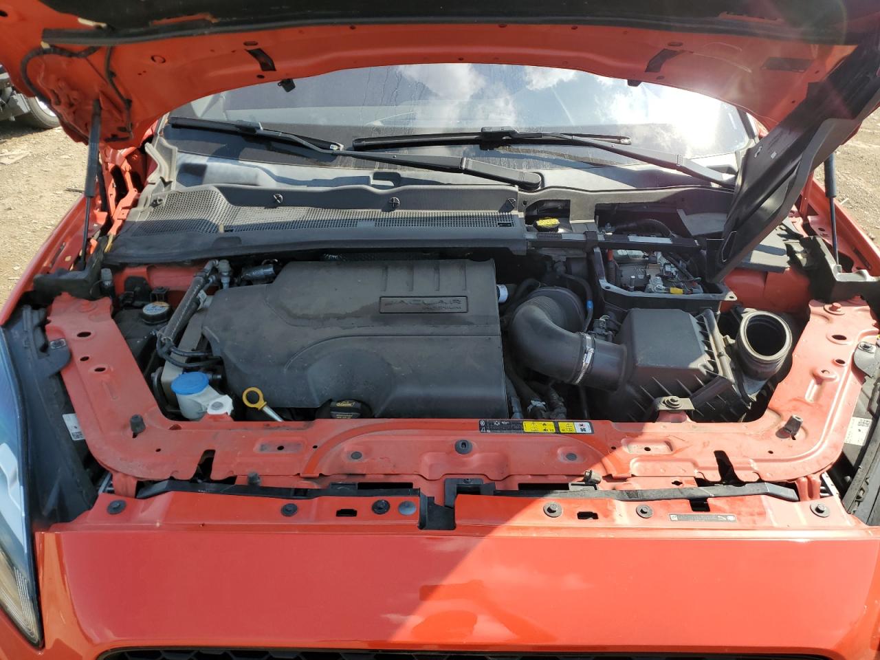 JAGUAR E-TYPE CHECKERED FLAG