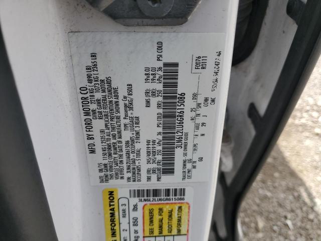 2016 LINCOLN MKZ HYBRID 3LN6L2LU6GR615086