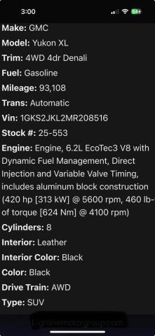 2021 GMC YUKON XL D 1GKS2JKL2MR208516
