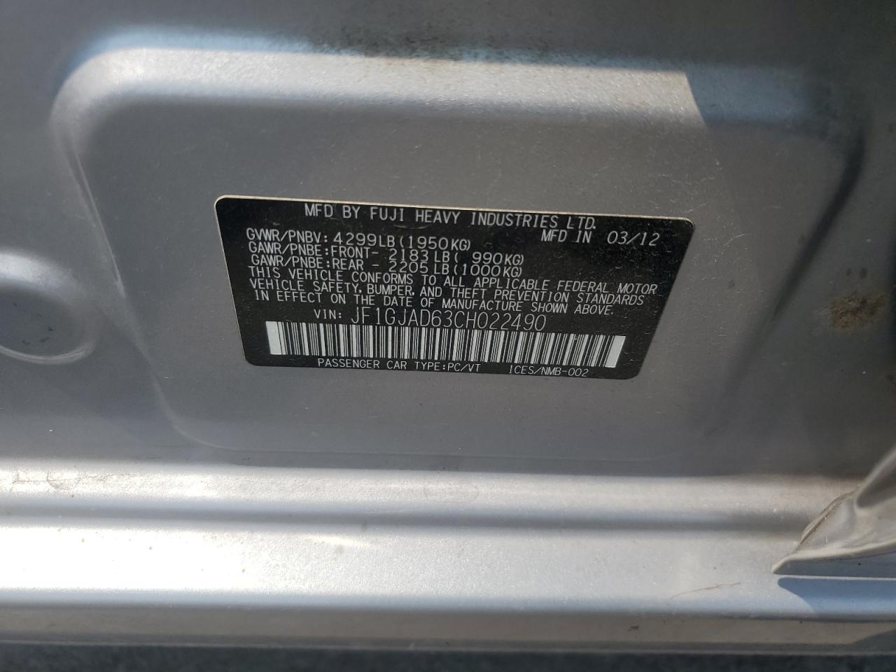 SUBARU IMPREZA PREMIUM