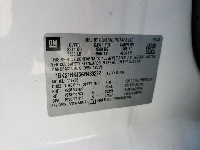 2016 GMC YUKON XL D #3302669039