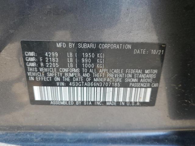 2022 SUBARU IMPREZA 4S3GTAB66N3707185