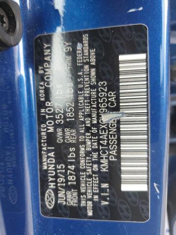 2016 HYUNDAI ACCENT SE KMHCT4AEXGU965923