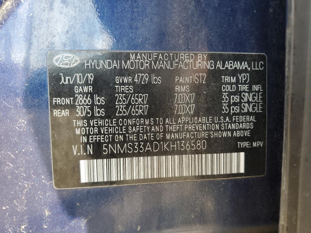 HYUNDAI SANTA FE SEL