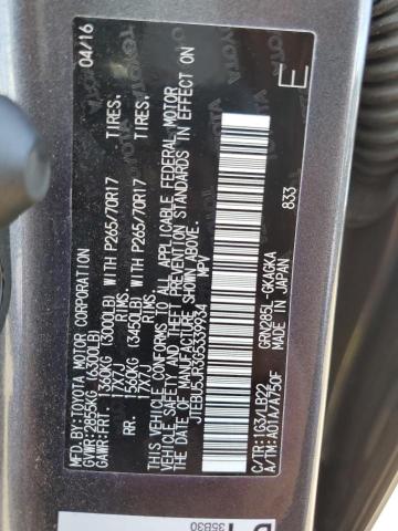 2016 TOYOTA 4RUNNER SR - JTEBU5JR3G5339934