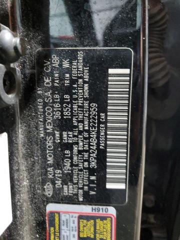 2019 KIA RIO S 3KPA24AB4KE222959