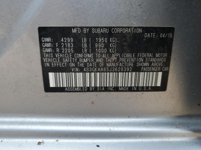 2018 SUBARU IMPREZA 4S3GKAA65J3620392