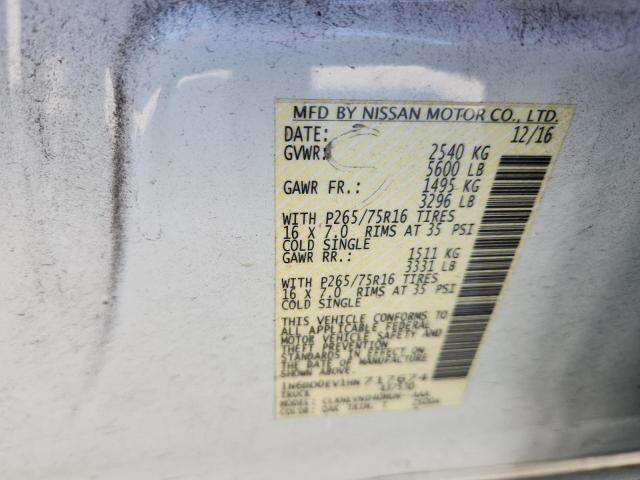 2017 NISSAN FRONTIER S 1N6DD0EV1HN717674