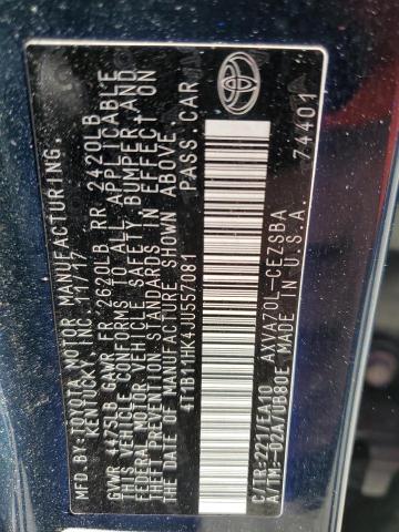 2018 TOYOTA CAMRY L - 4T1B11HK4JU557081