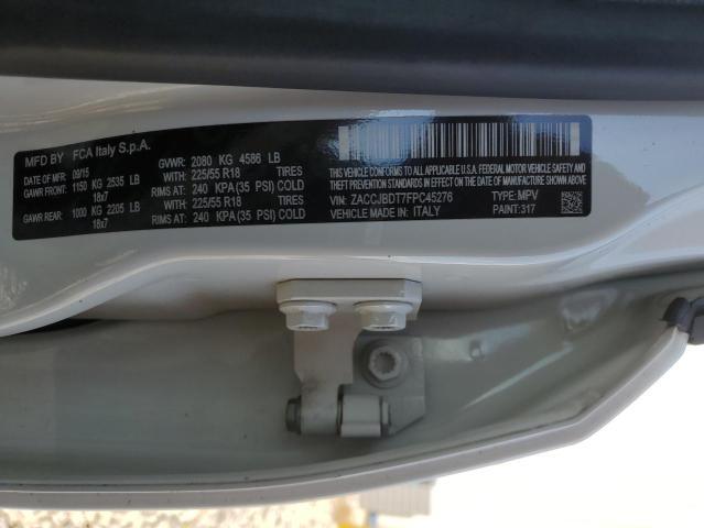 2015 JEEP RENEGADE L ZACCJBDT7FPC45276