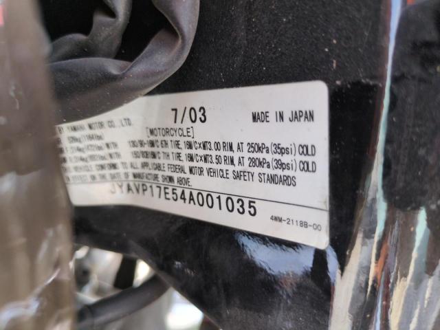 2004 YAMAHA XV1700 A - JYAVP17E54A001035