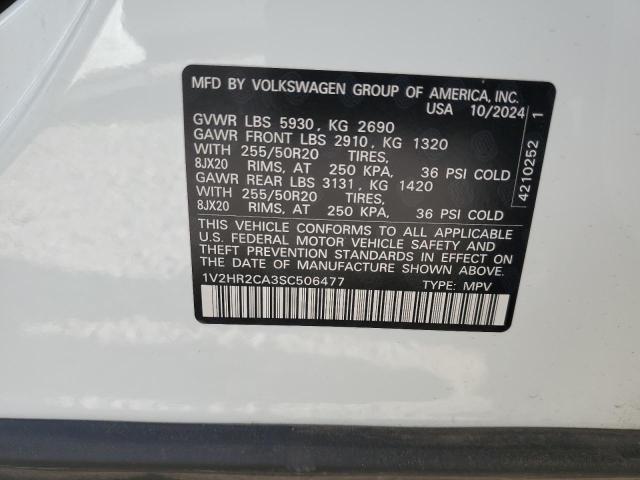 2025 VOLKSWAGEN ATLAS SE 1V2HR2CA3SC506477