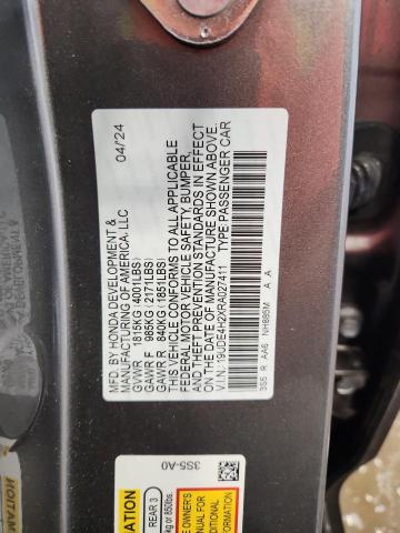 2024 ACURA INTEGRA 19UDE4H2XRA027411