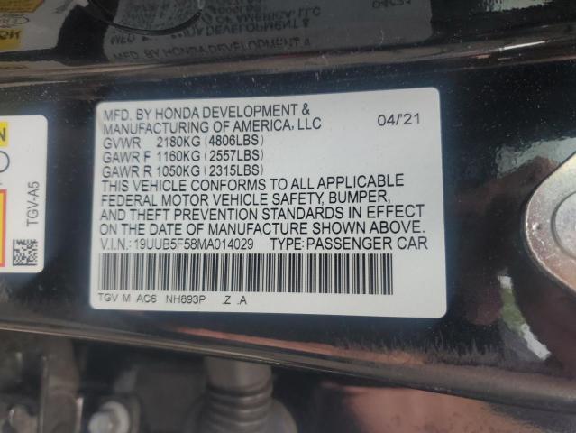 2021 ACURA TLX TECH A 19UUB5F58MA014029