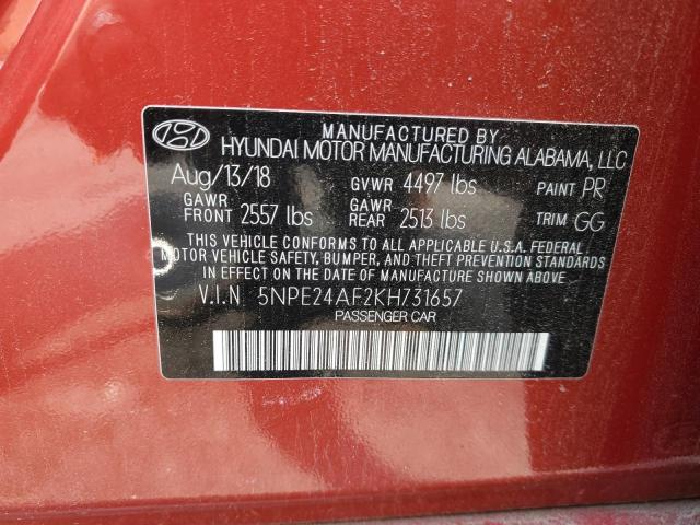 2019 HYUNDAI SONATA SE - 5NPE24AF2KH731657