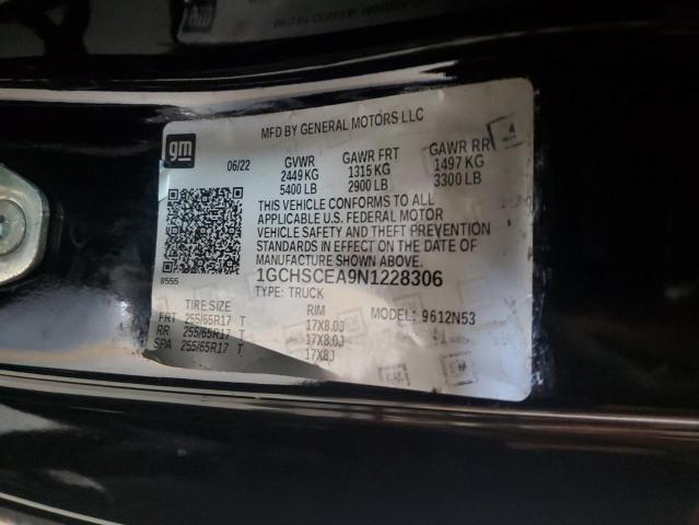 2022 CHEVROLET COLORADO LT 1GCHSCEA9N1228306