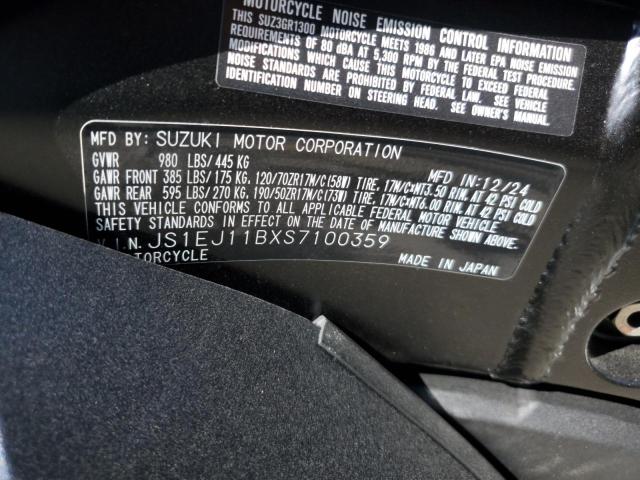 2025 SUZUKI GSX1300 RR JS1EJ11BXS7100359