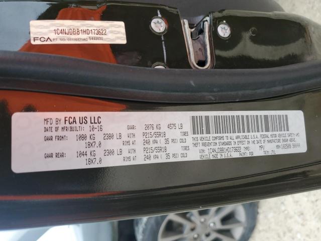 2017 JEEP COMPASS SP 1C4NJDBB1HD173622