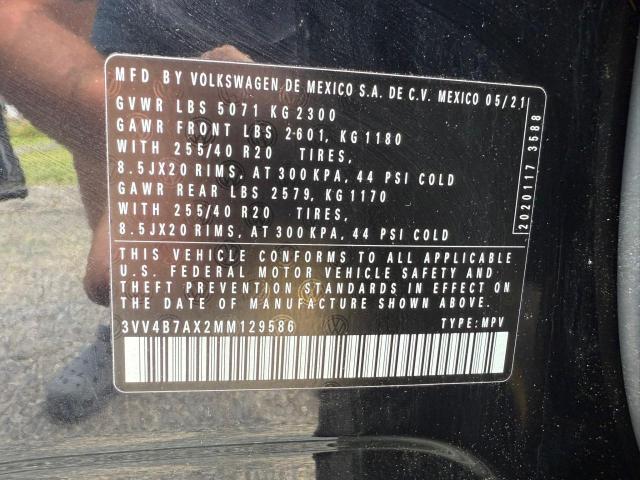 2021 VOLKSWAGEN TIGUAN SEL 3VV4B7AX2MM129586