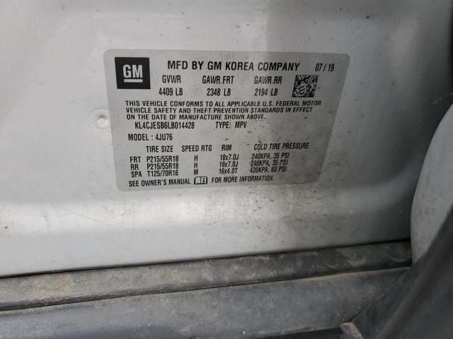 2020 BUICK ENCORE PREFERRED KL4CJESB6LB014428